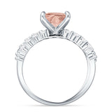 Princess Cut CZ Stackable Ring