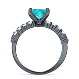 Princess Cut CZ Stackable Ring