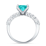Princess Cut CZ Stackable Ring