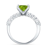 Princess Cut CZ Stackable Ring