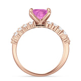 Princess Cut CZ Stackable Ring