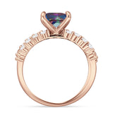 Princess Cut CZ Stackable Ring
