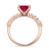Princess Cut CZ Stackable Ring