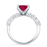 Princess Cut CZ Stackable Ring