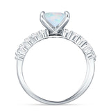 Princess Cut CZ Stackable Ring
