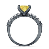 Princess Cut CZ Stackable Ring