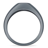 Octagonal CZ Solitaire Ring