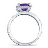 Cushion Cut CZ Ring