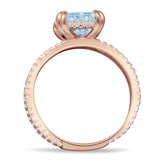 Cushion Cut CZ Ring