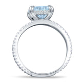 Cushion Cut CZ Ring