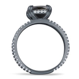 Cushion Cut CZ Ring