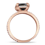 Cushion Cut CZ Ring