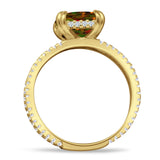 Cushion Cut CZ Ring
