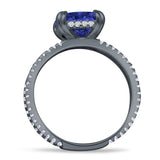 Cushion Cut CZ Ring