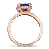Cushion Cut CZ Ring