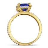 Cushion Cut CZ Ring
