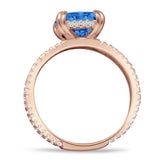 Cushion Cut CZ Ring