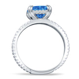 Cushion Cut CZ Ring