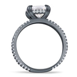 Cushion Cut CZ Ring