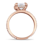 Cushion Cut CZ Ring