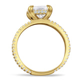 Cushion Cut CZ Ring