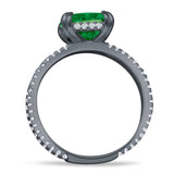 Cushion Cut CZ Ring