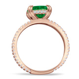 Cushion Cut CZ Ring