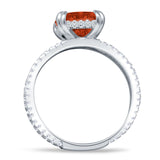 Cushion Cut CZ Ring