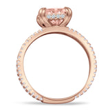 Cushion Cut CZ Ring