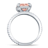 Cushion Cut CZ Ring