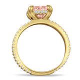Cushion Cut CZ Ring