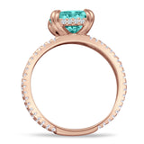 Cushion Cut CZ Ring