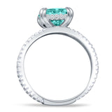 Cushion Cut CZ Ring
