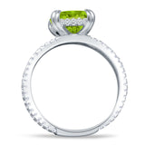 Cushion Cut CZ Ring