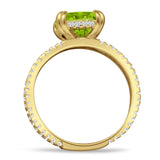 Cushion Cut CZ Ring
