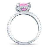 Cushion Cut CZ Ring