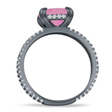 Cushion Cut CZ Ring