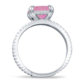 Cushion Cut CZ Ring