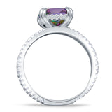 Cushion Cut CZ Ring
