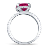 Cushion Cut CZ Ring