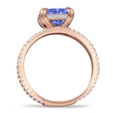 Cushion Cut CZ Ring