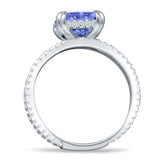 Cushion Cut CZ Ring