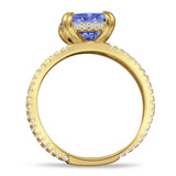 Cushion Cut CZ Ring