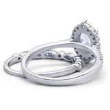 Art Deco Two Piece Oval Natural Stone Ring