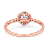 Minimalist Round Natural Stone Ring