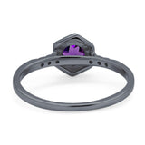 Minimalist Round Natural Stone Ring