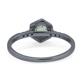 Minimalist Round Natural Stone Ring