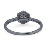 Minimalist Round Natural Stone Ring