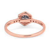 Minimalist Round Natural Stone Ring