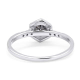 Minimalist Round Natural Stone Ring